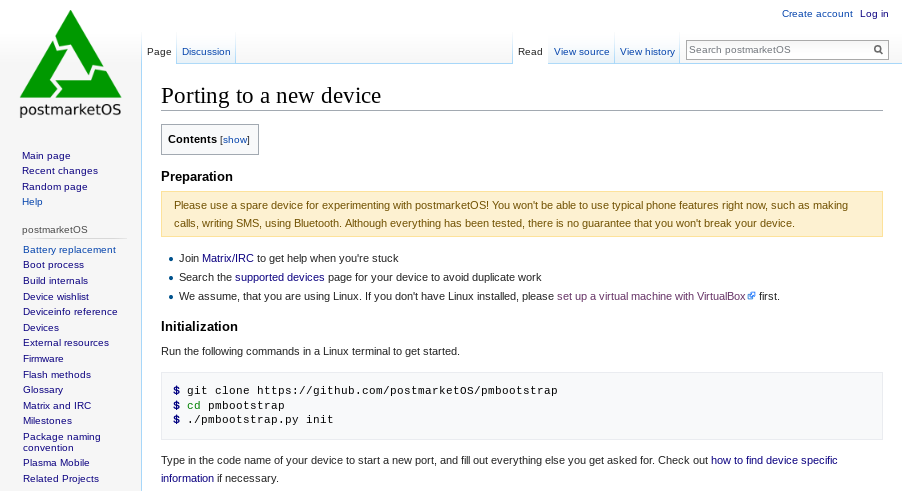 https://wiki.postmarketos.org/wiki/Porting_to_a_new_device
